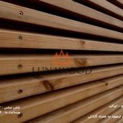 ترموود نمای چوبی ساختمان - ترموود نما - چوب ترمو نما - ترمووود نما - قیمت ترموود